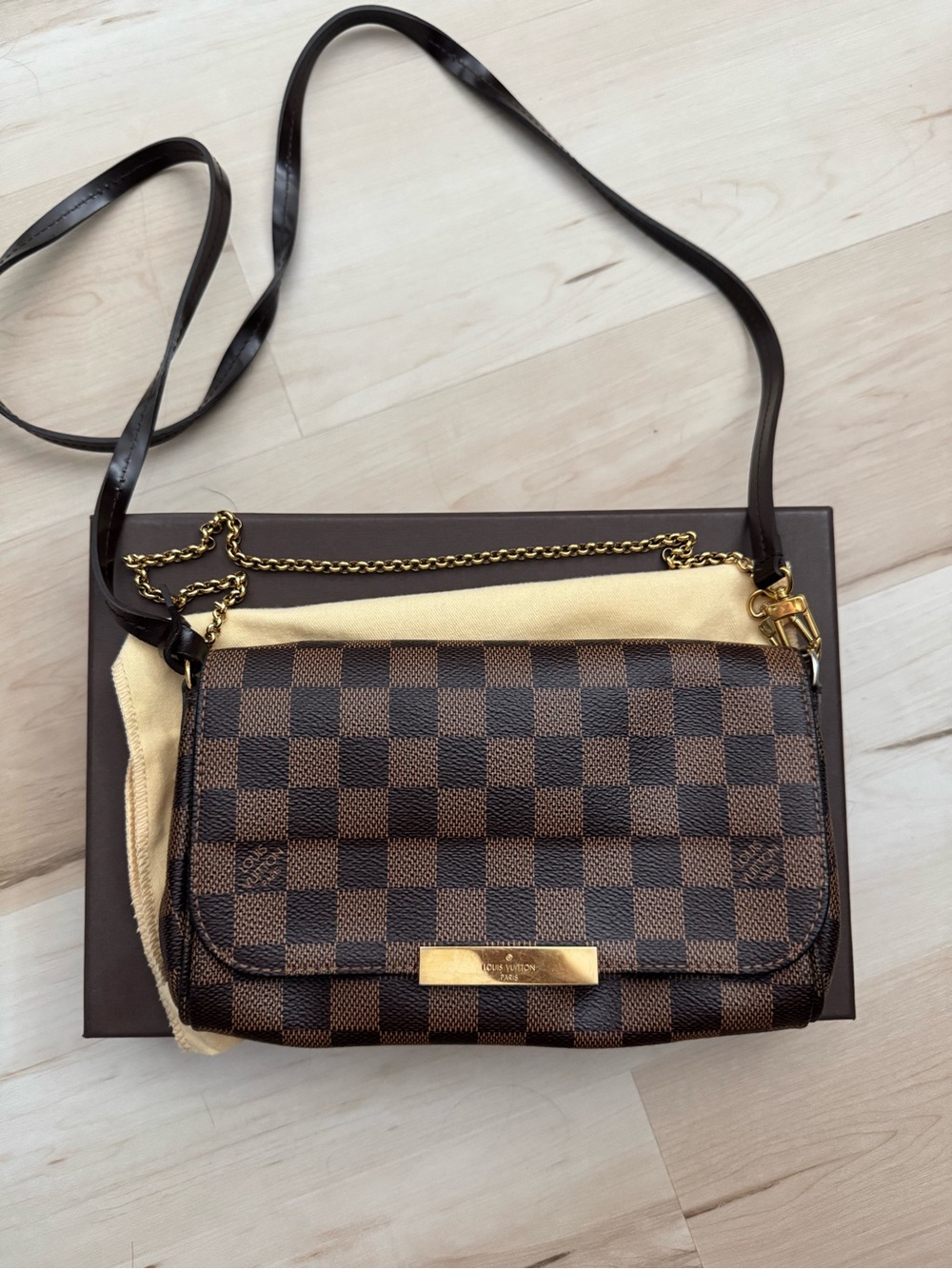 Louis Vuitton Favorite
MM in Damier Ebene